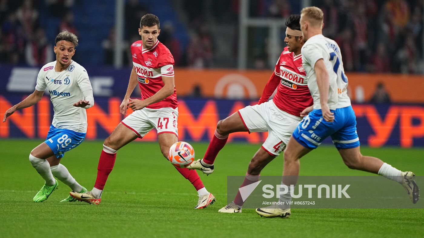 Russia Soccer Premier-League Dynamo - Spartak