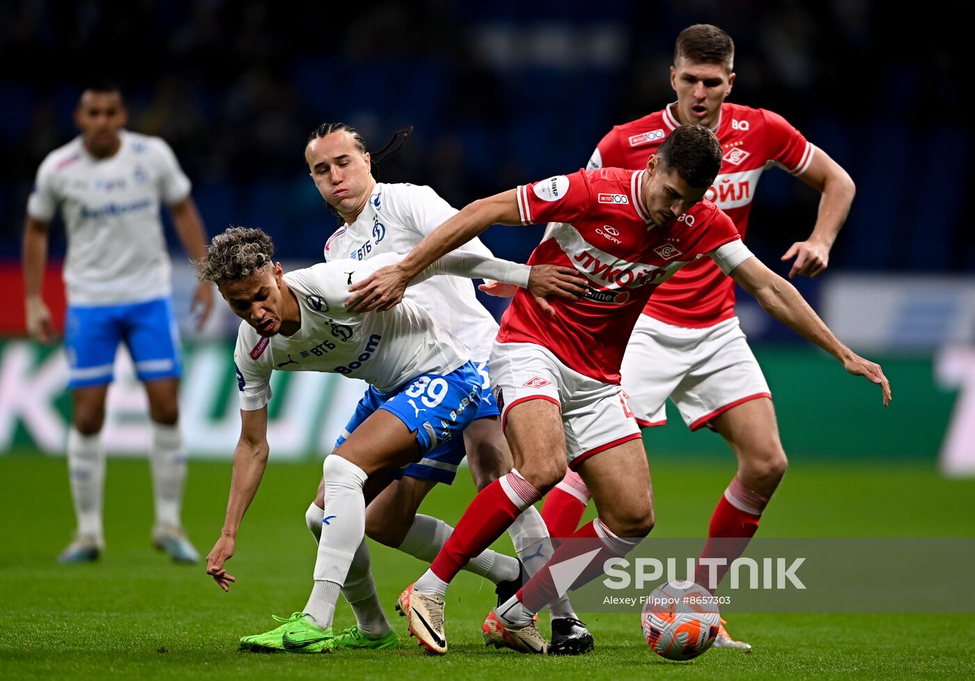 Russia Soccer Premier-League Dynamo - Spartak