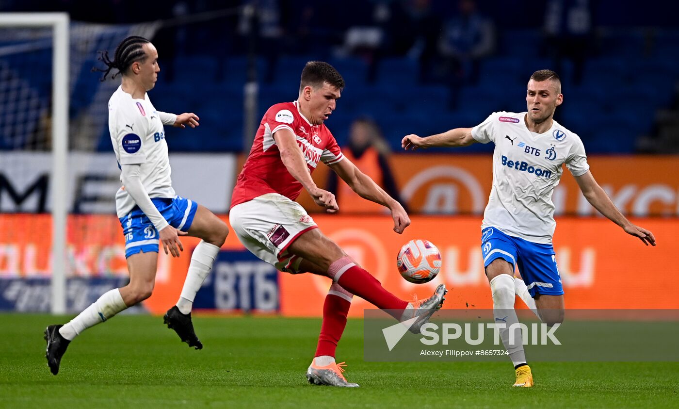 Russia Soccer Premier-League Dynamo - Spartak