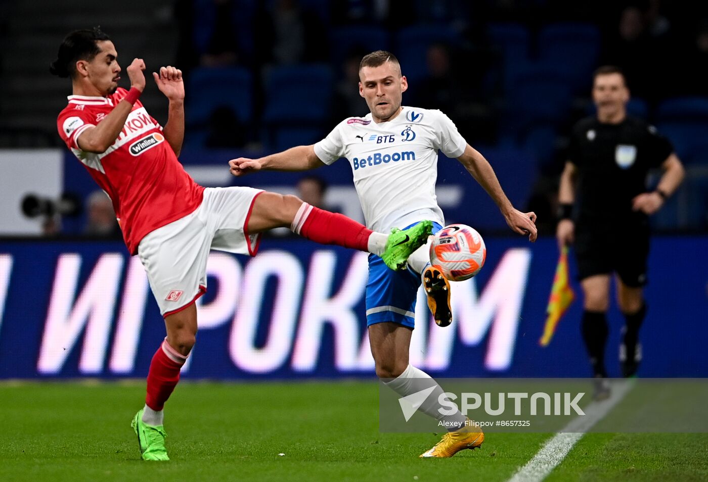 Russia Soccer Premier-League Dynamo - Spartak