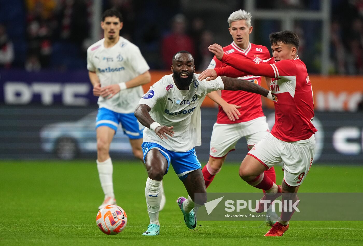 Russia Soccer Premier-League Dynamo - Spartak