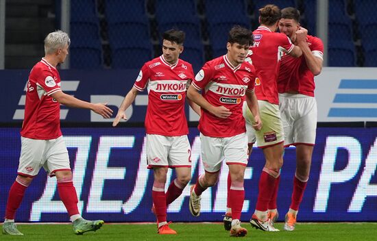 Russia Soccer Premier-League Dynamo - Spartak