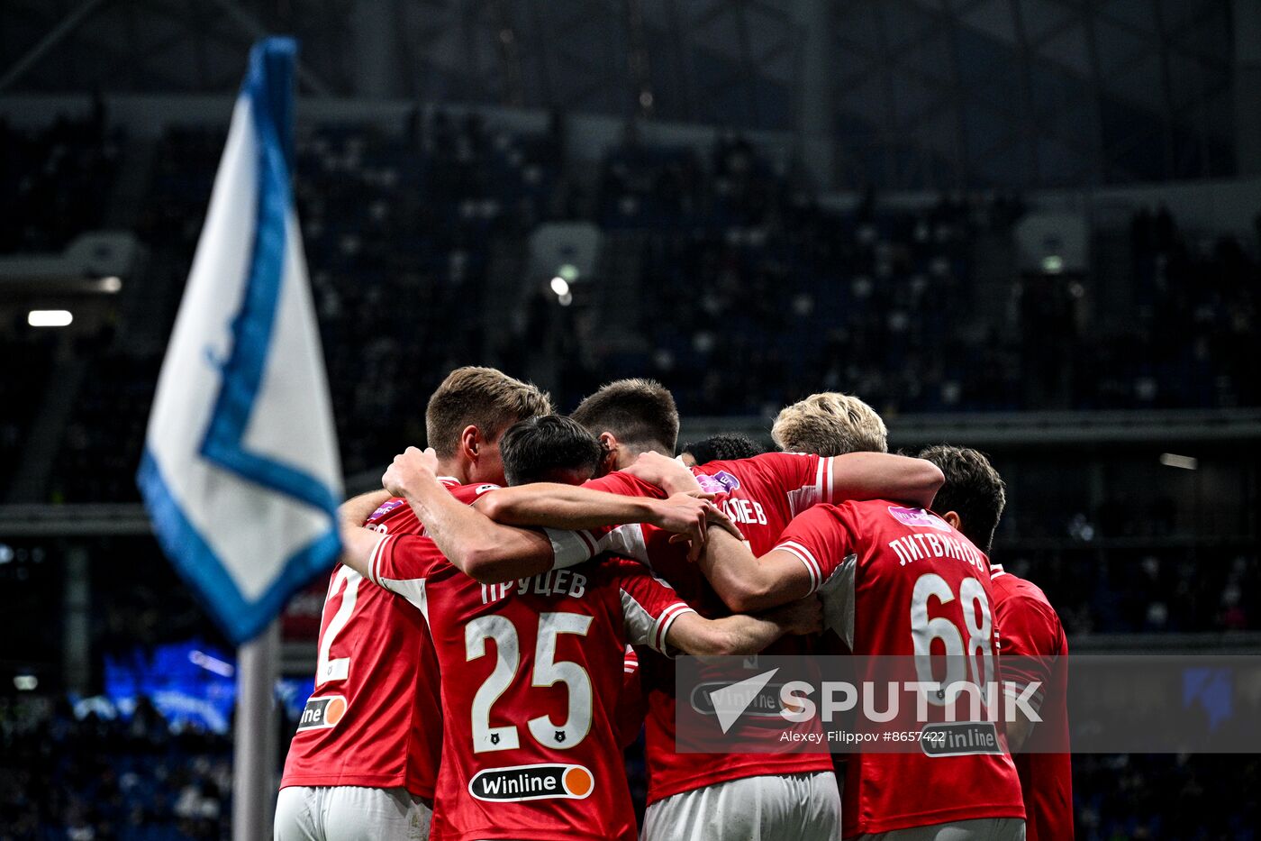 Russia Soccer Premier-League Dynamo - Spartak