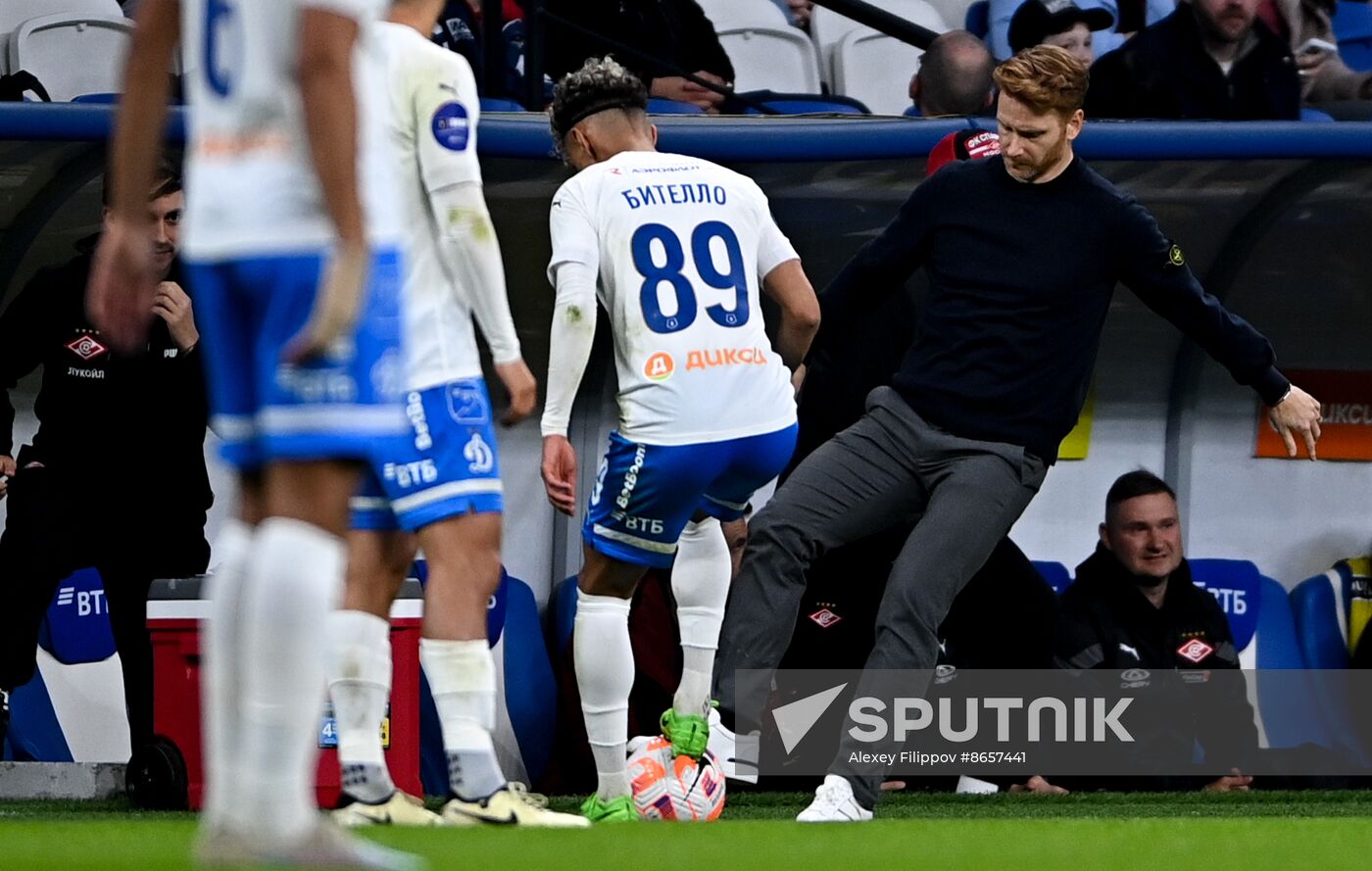 Russia Soccer Premier-League Dynamo - Spartak