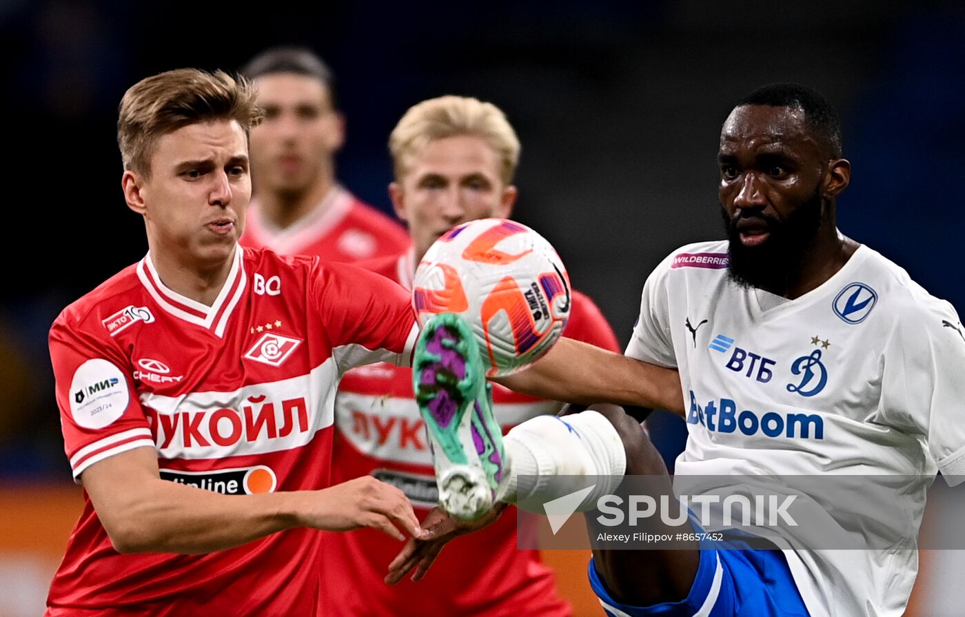 Russia Soccer Premier-League Dynamo - Spartak