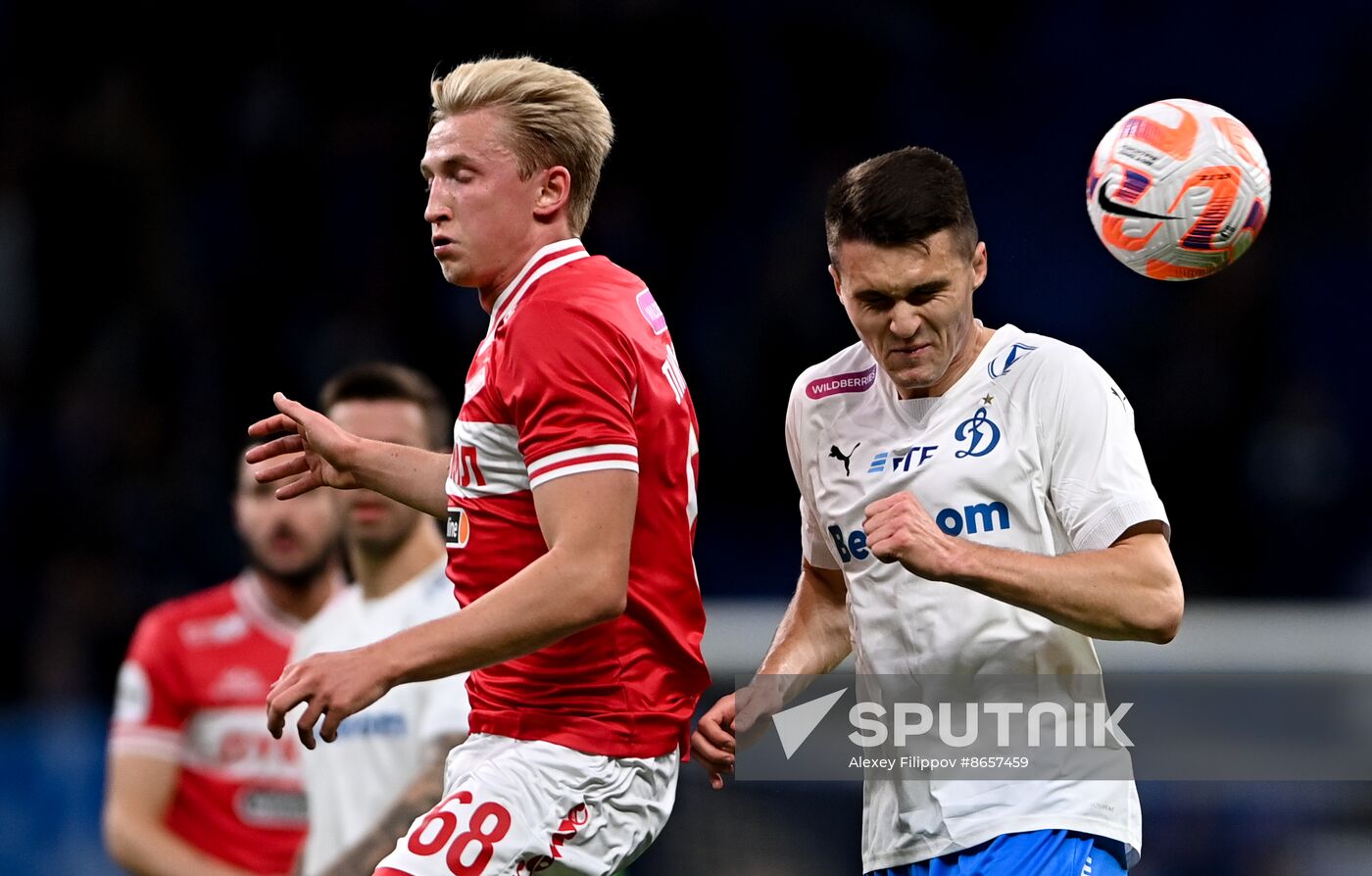 Russia Soccer Premier-League Dynamo - Spartak