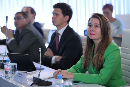 RUSSIA EXPO. Meeting on sport development at Government Coordination Center Pavilion