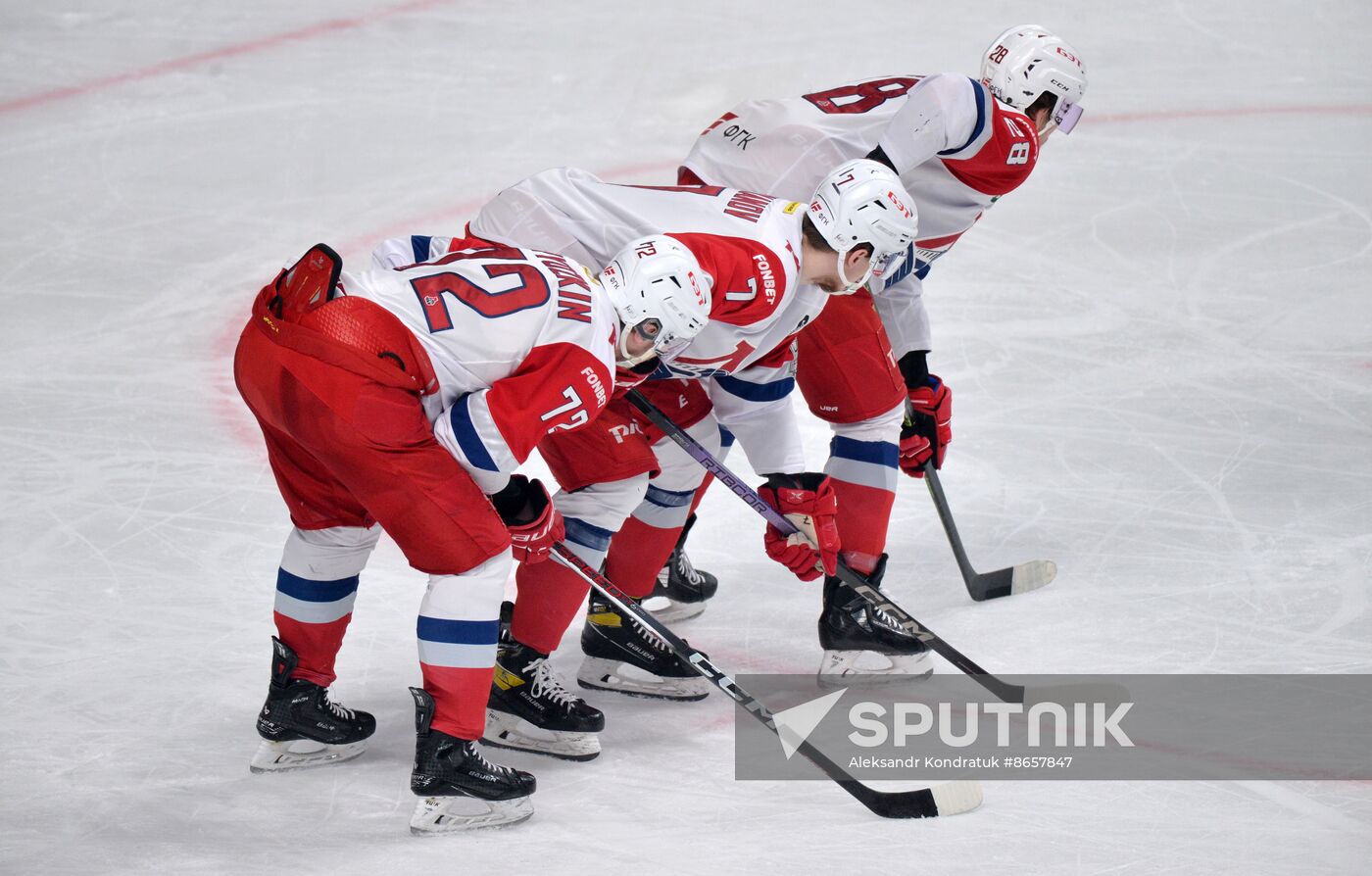 Russia Ice Hockey Kontinental League Traktor - Lokomotiv