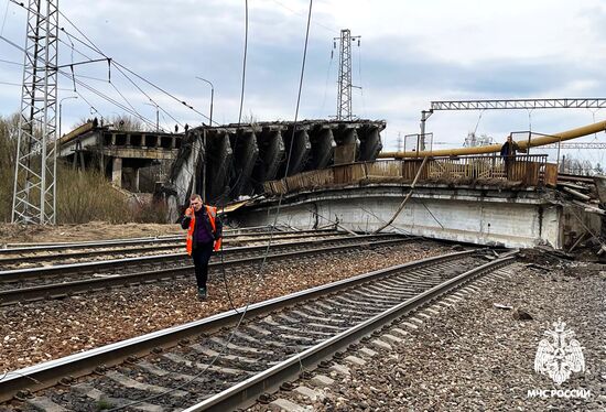 Russia Bridge Collapse