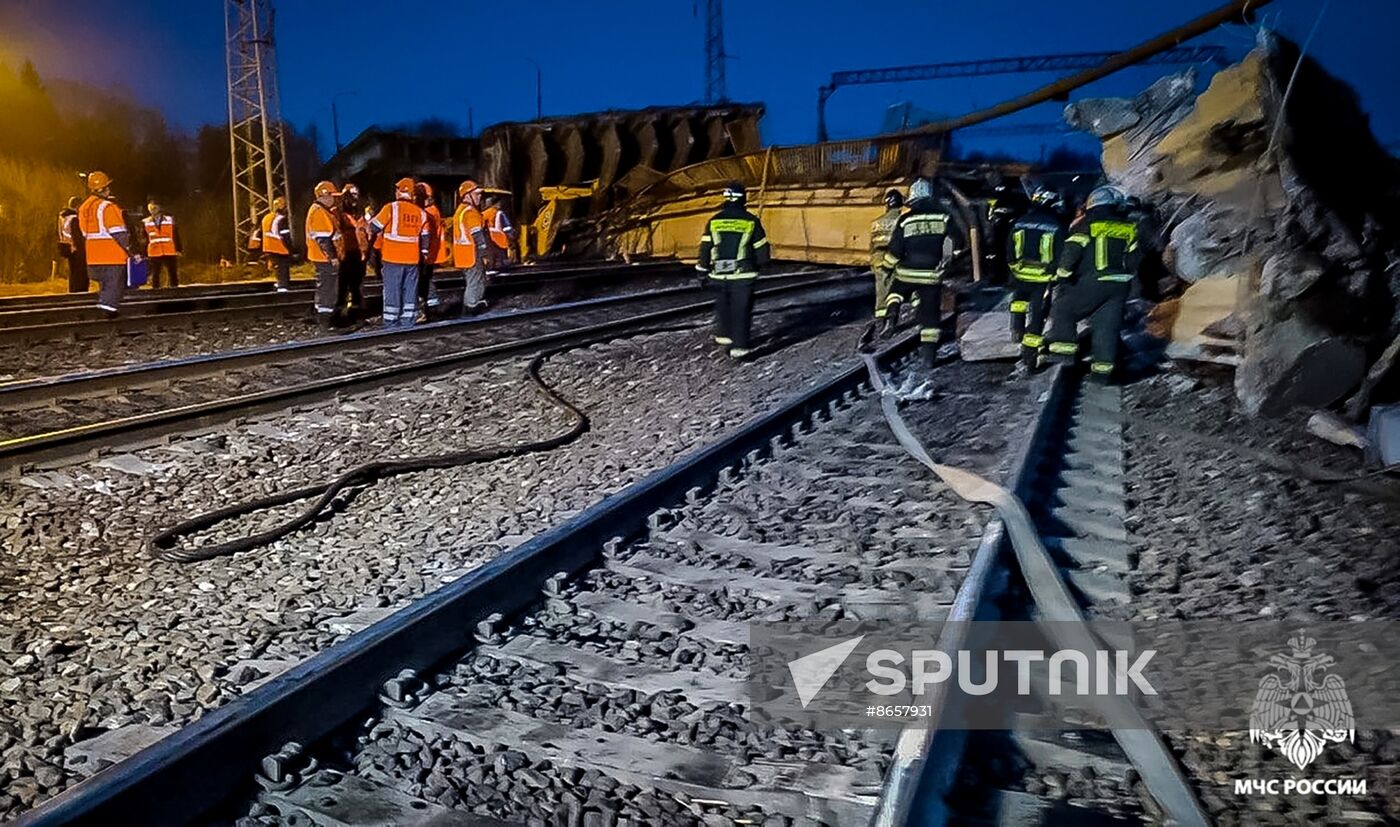 Russia Bridge Collapse