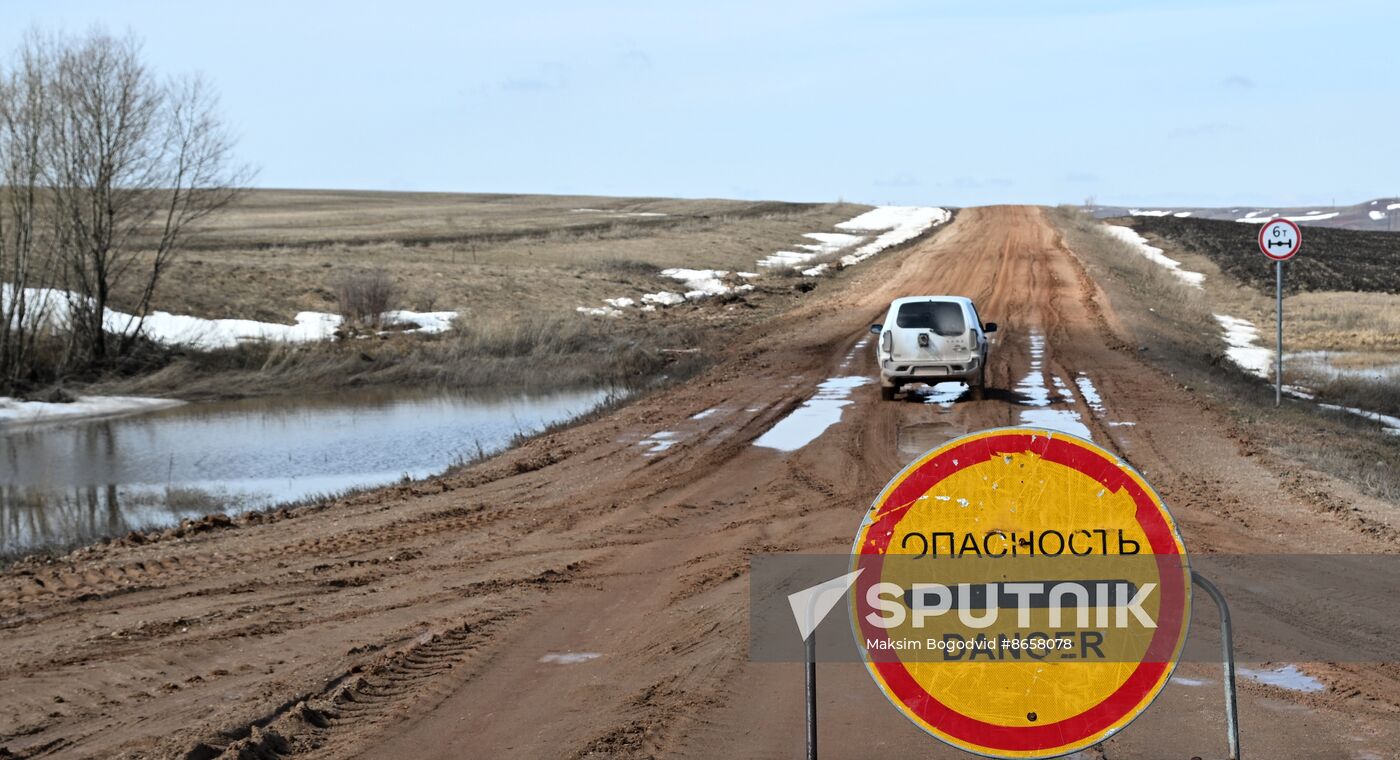 Russia Orenburg Floods