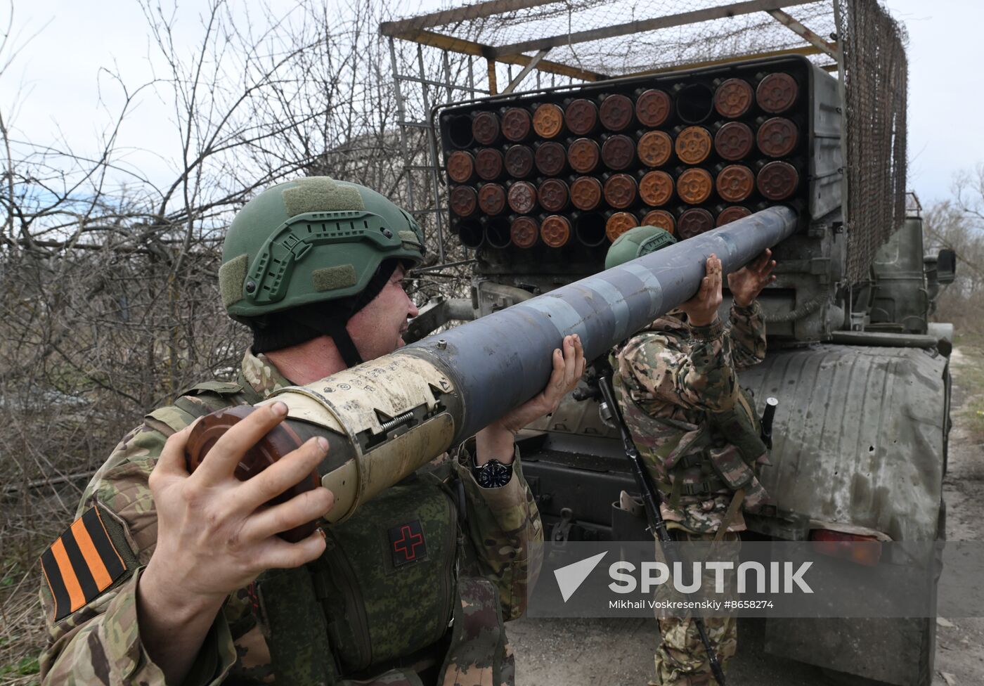 Russia Ukraine Military Operation Artillery Unit