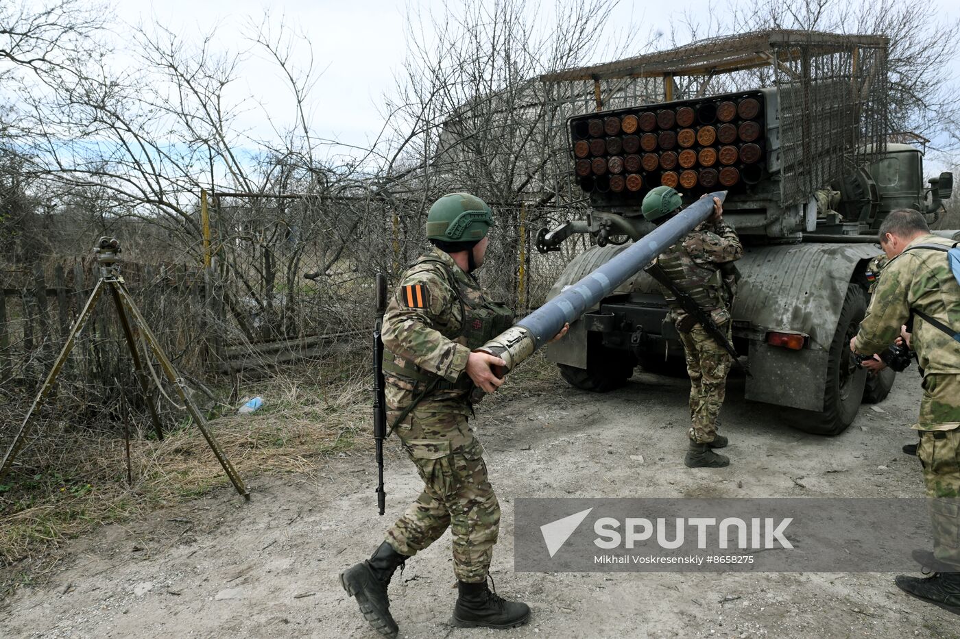 Russia Ukraine Military Operation Artillery Unit