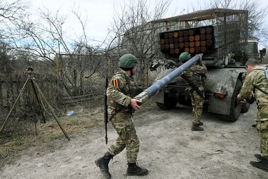 Russia Ukraine Military Operation Artillery Unit