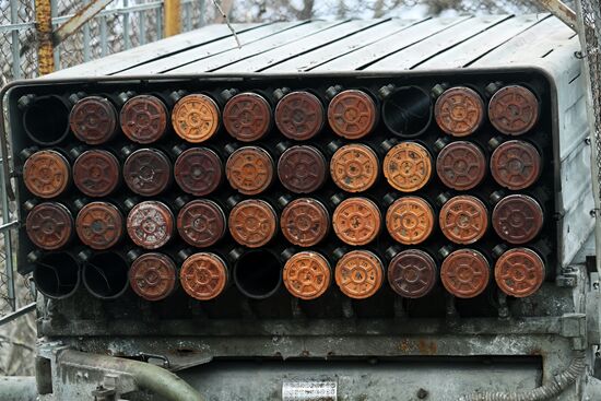 Russia Ukraine Military Operation Artillery Unit