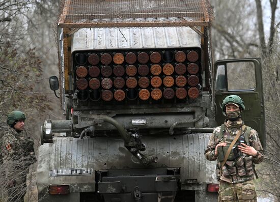 Russia Ukraine Military Operation Artillery Unit