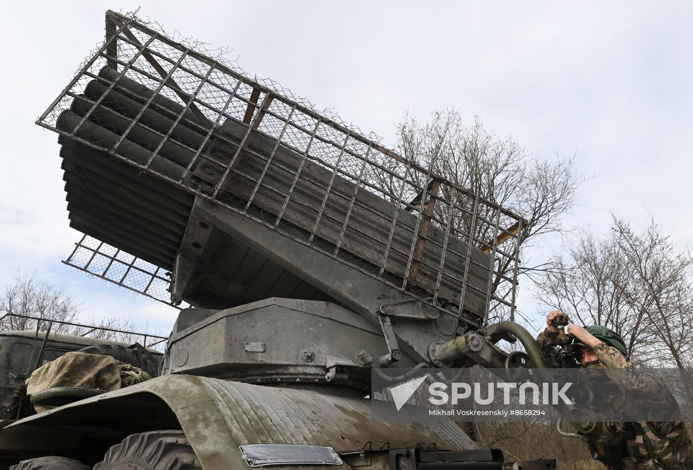 Russia Ukraine Military Operation Artillery Unit