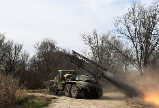 Russia Ukraine Military Operation Artillery Unit