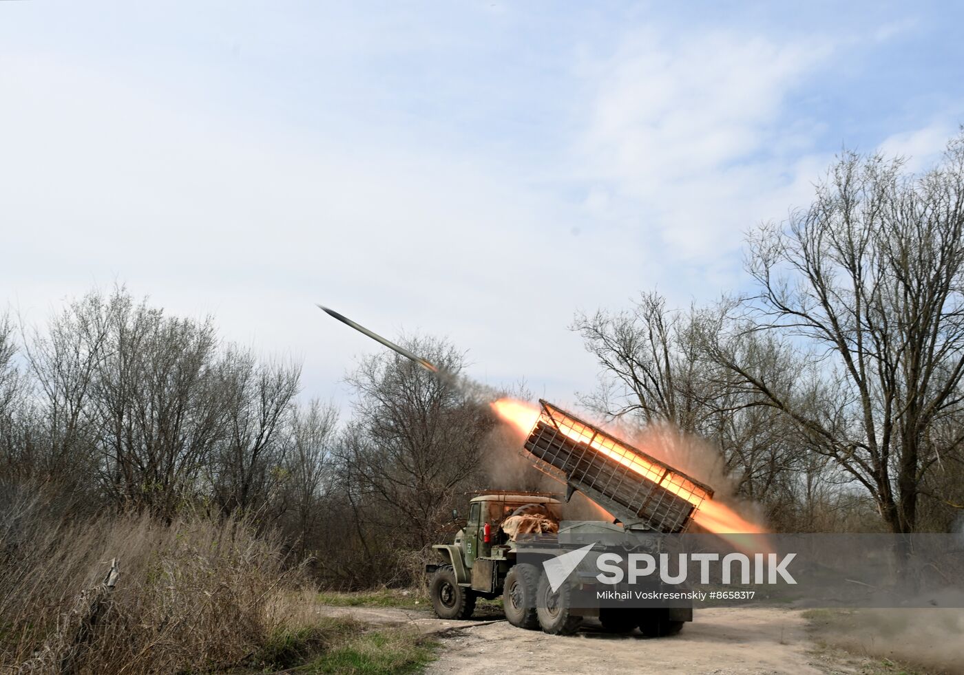 Russia Ukraine Military Operation Artillery Unit