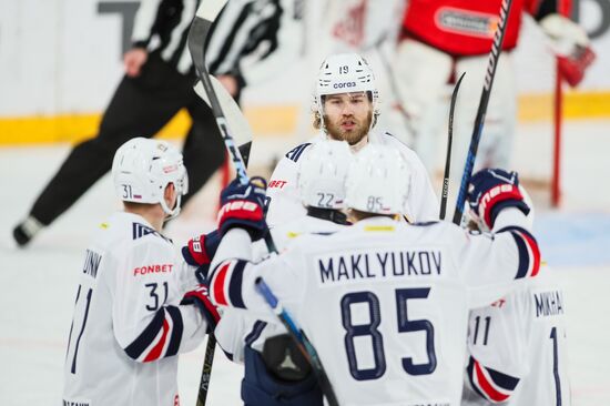 Russia Ice Hockey Kontinental League Avtomobilist - Metallurg