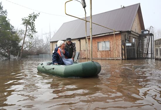 Russia Orenburg Floods