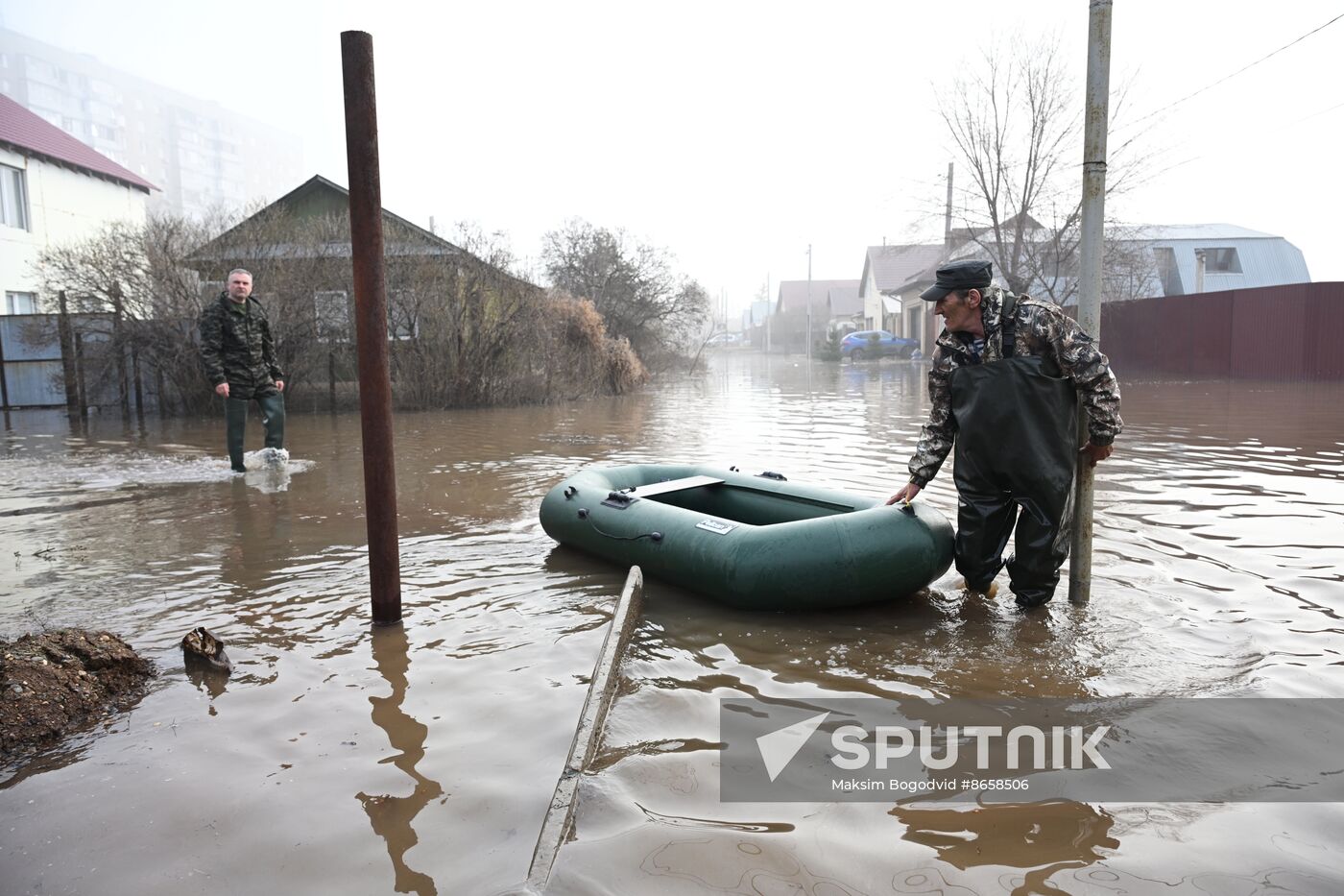 Russia Orenburg Floods