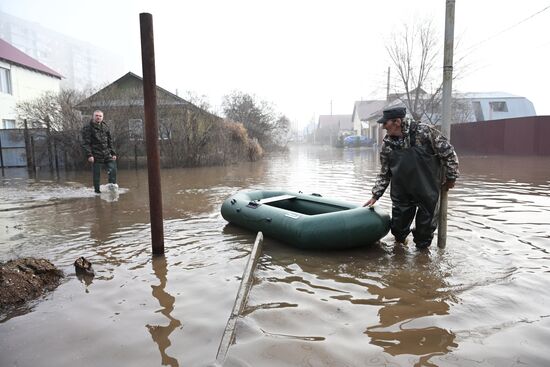 Russia Orenburg Floods