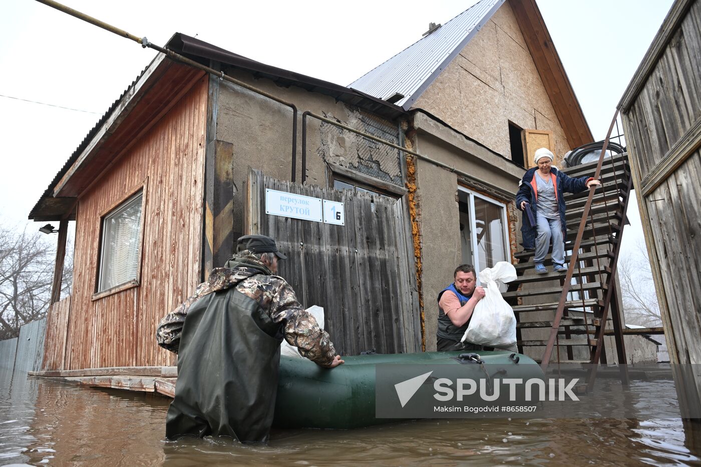 Russia Orenburg Floods