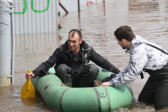 Russia Orenburg Floods