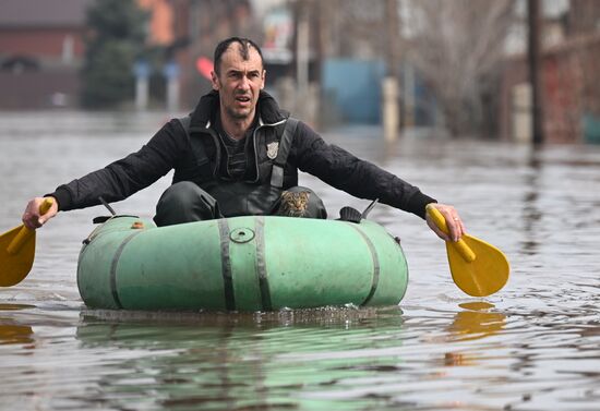 Russia Orenburg Floods