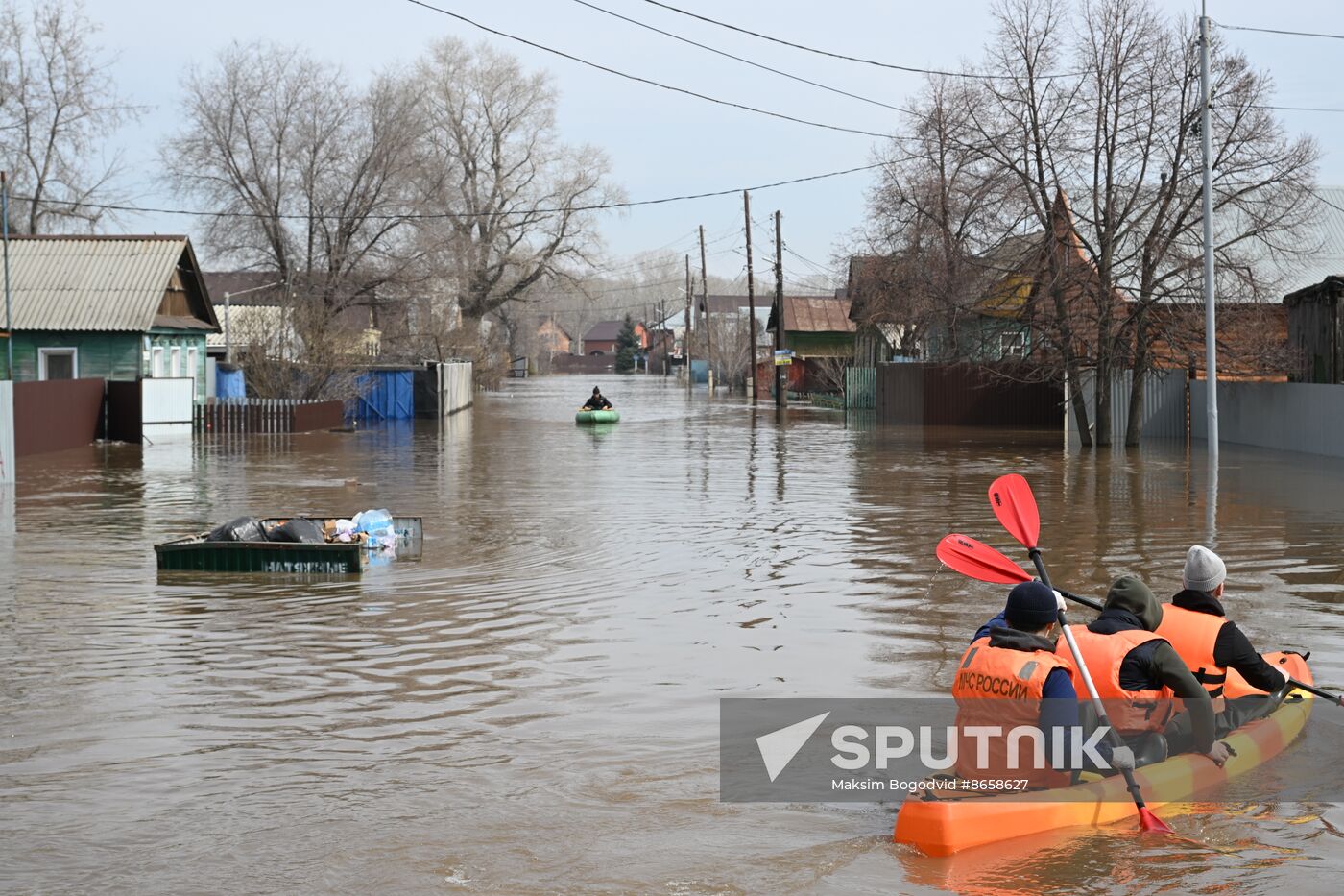 Russia Orenburg Floods