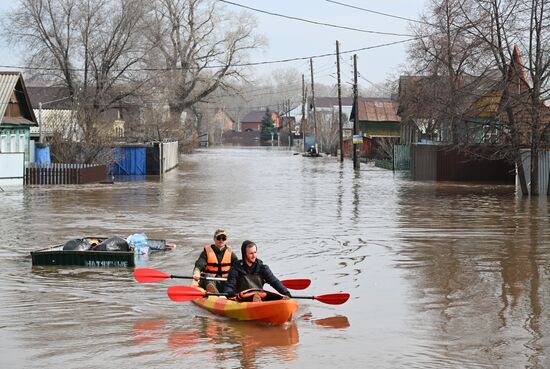 Russia Orenburg Floods