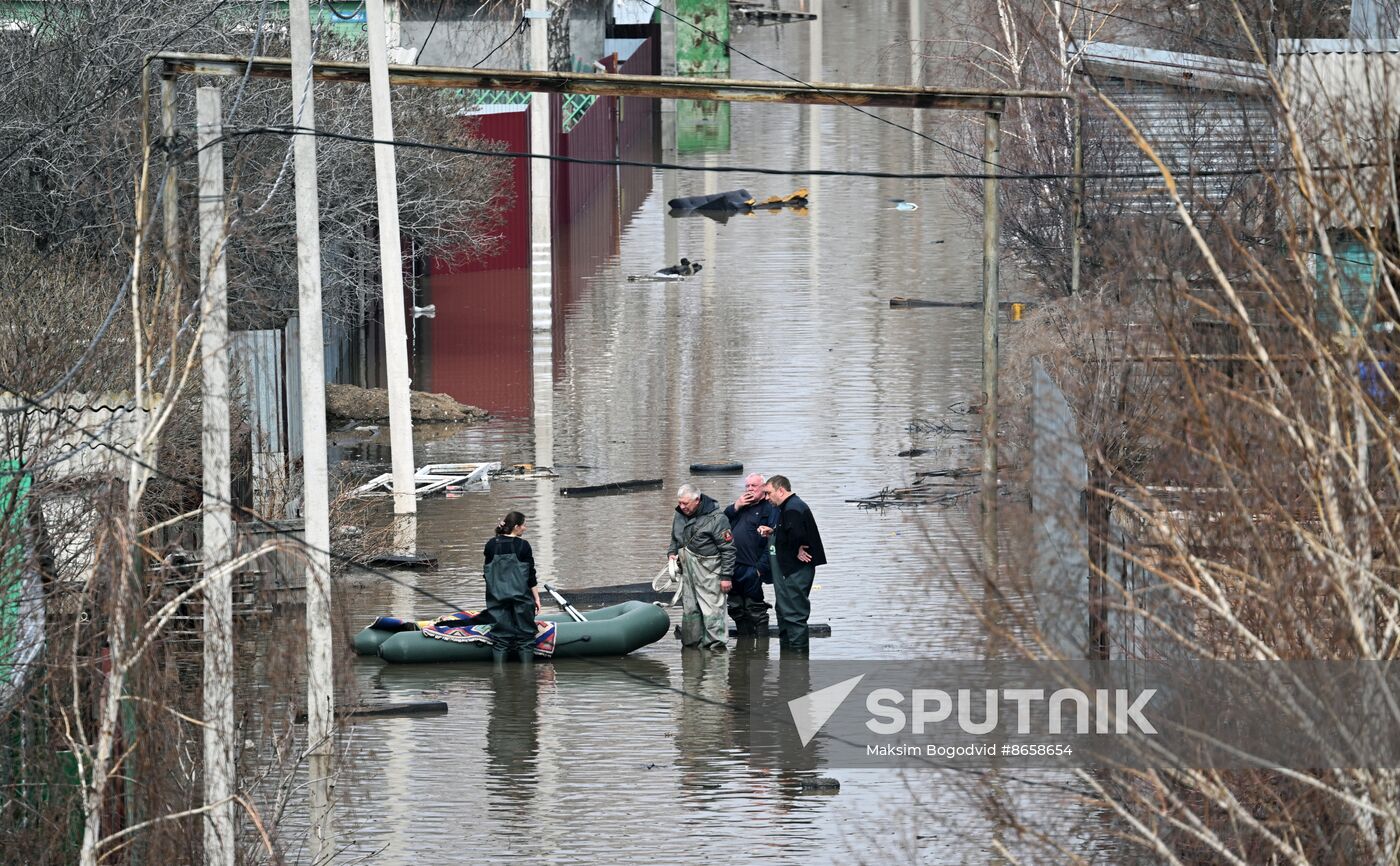 Russia Orenburg Floods