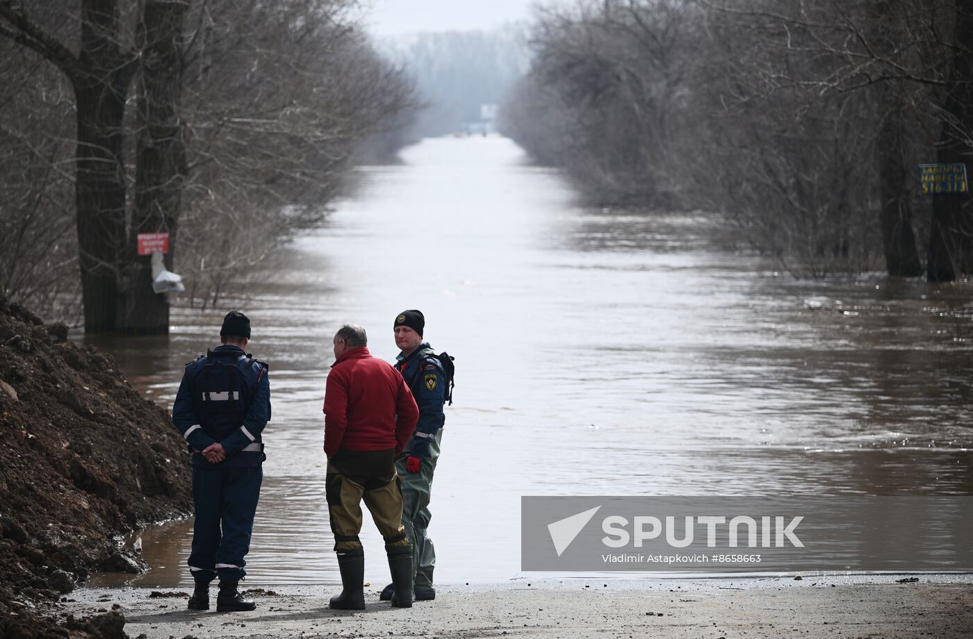 Russia Orenburg Floods