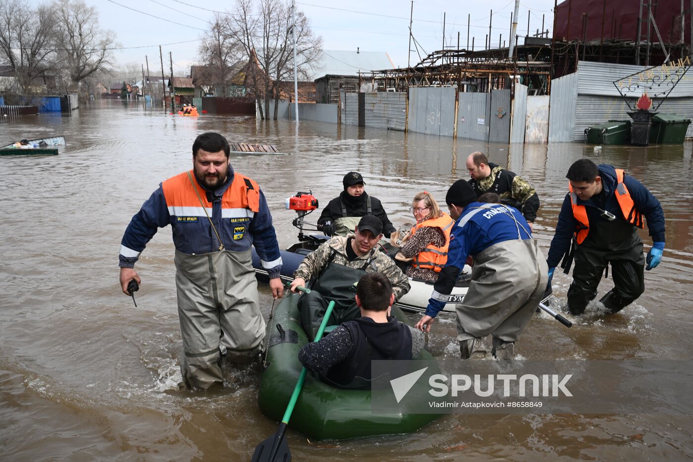 Russia Orenburg Floods