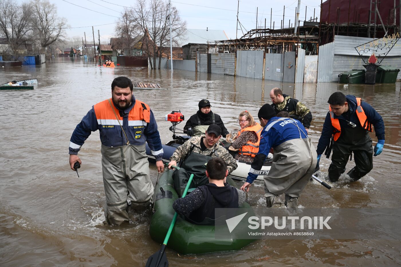 Russia Orenburg Floods