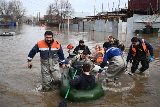 Russia Orenburg Floods