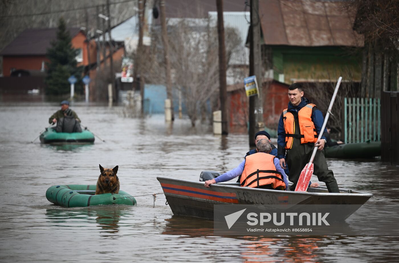 Russia Orenburg Floods