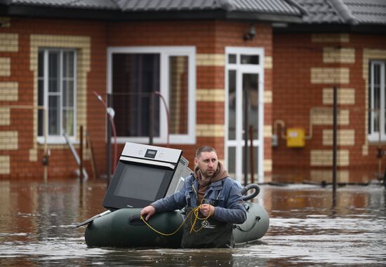 Russia Orenburg Floods