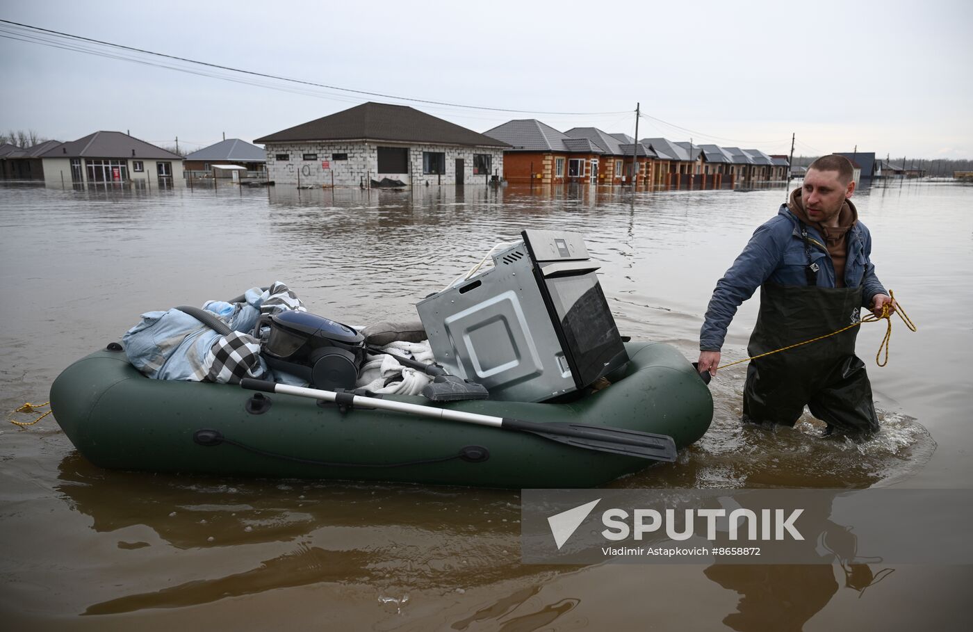 Russia Orenburg Floods