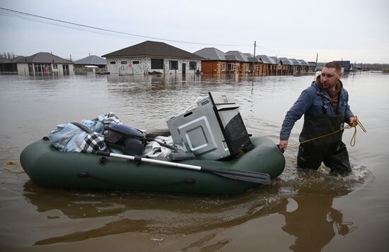 Russia Orenburg Floods