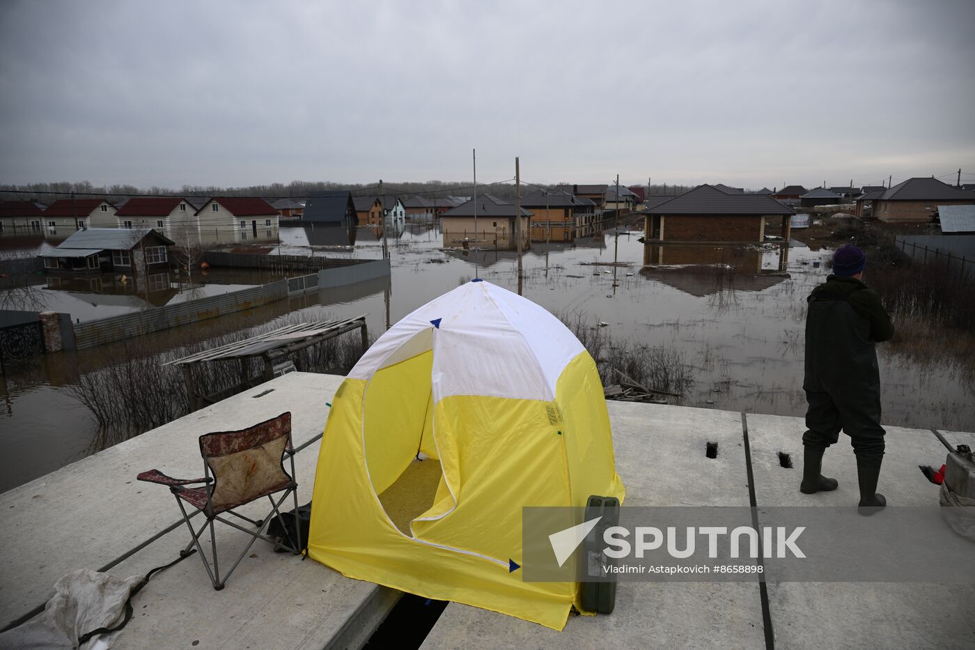 Russia Orenburg Floods