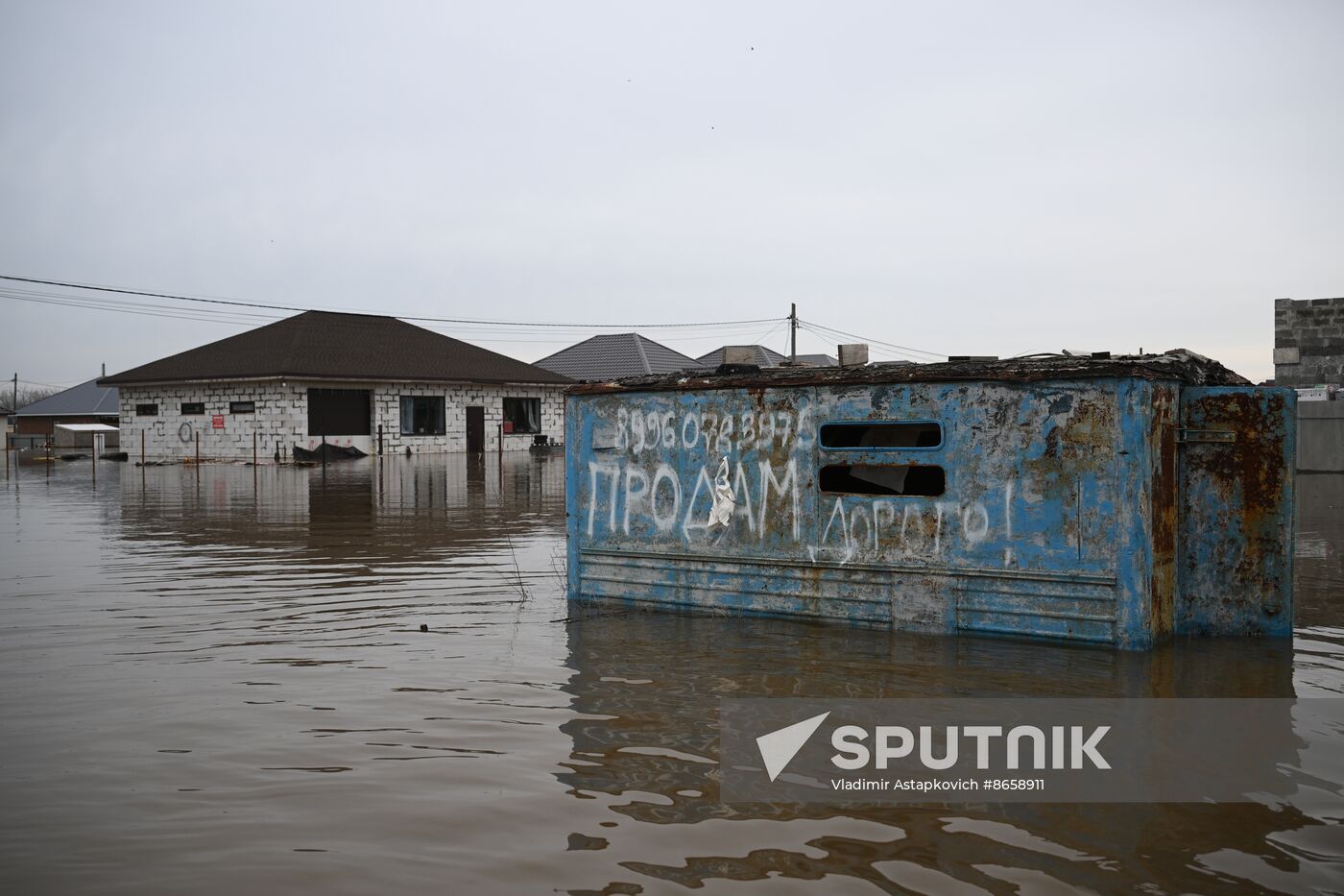 Russia Orenburg Floods