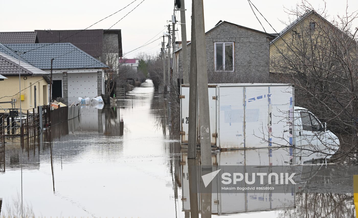 Russia Orenburg Floods