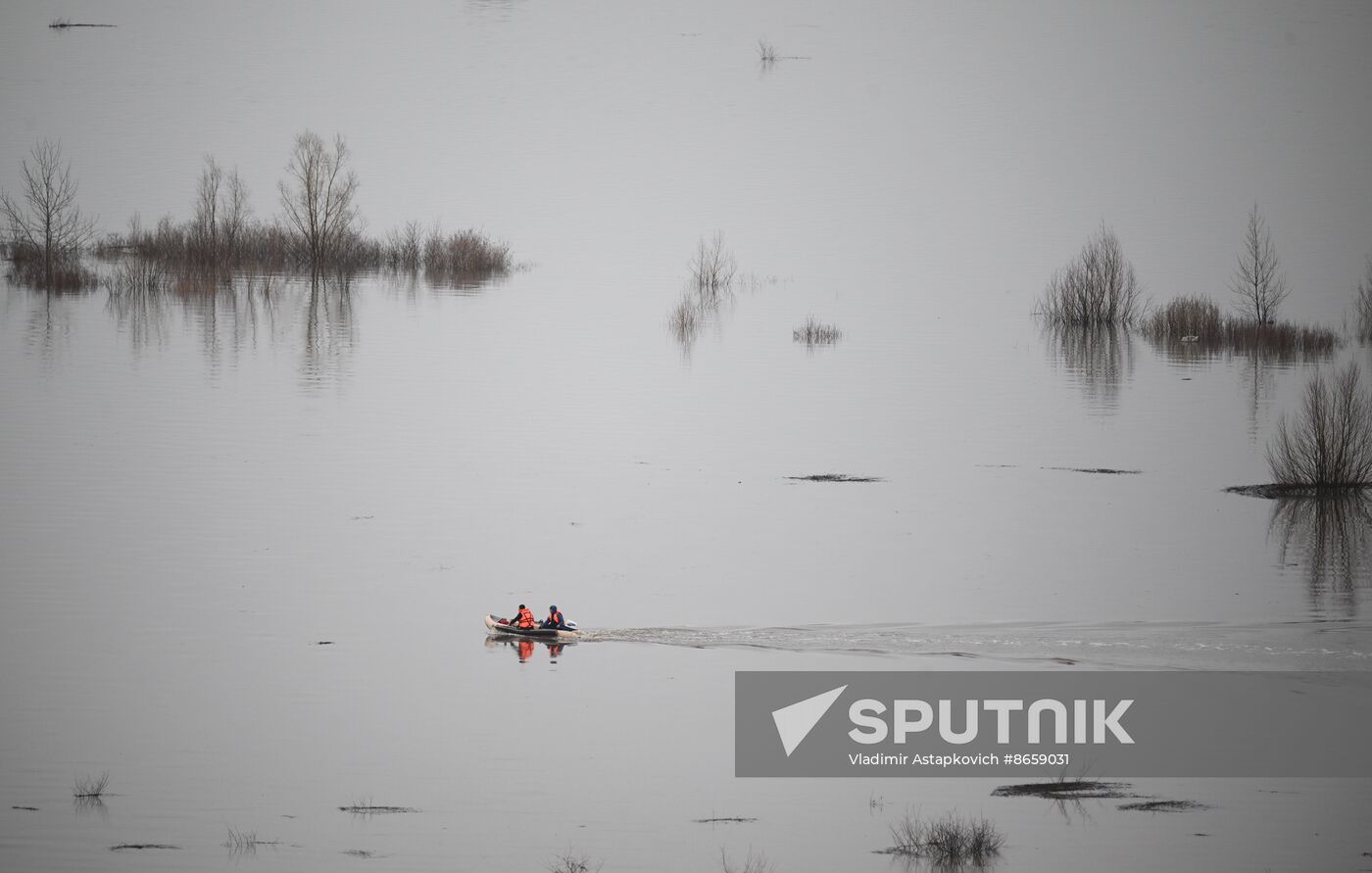 Russia Orenburg Floods