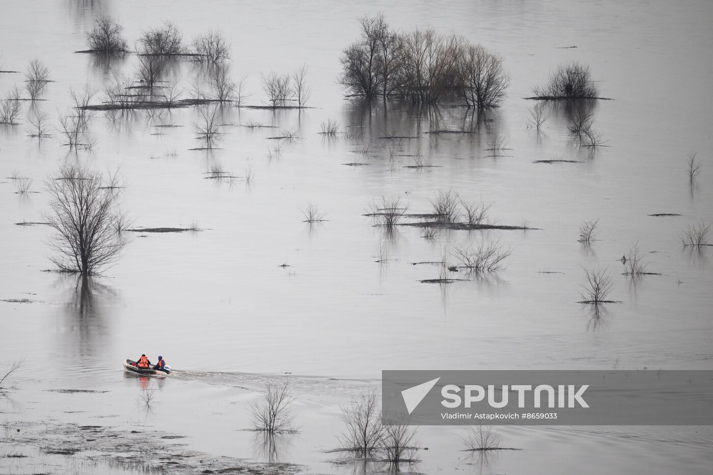 Russia Orenburg Floods