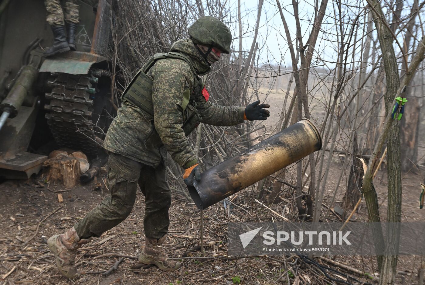 Russia Ukraine Military Operation Artillery Unit