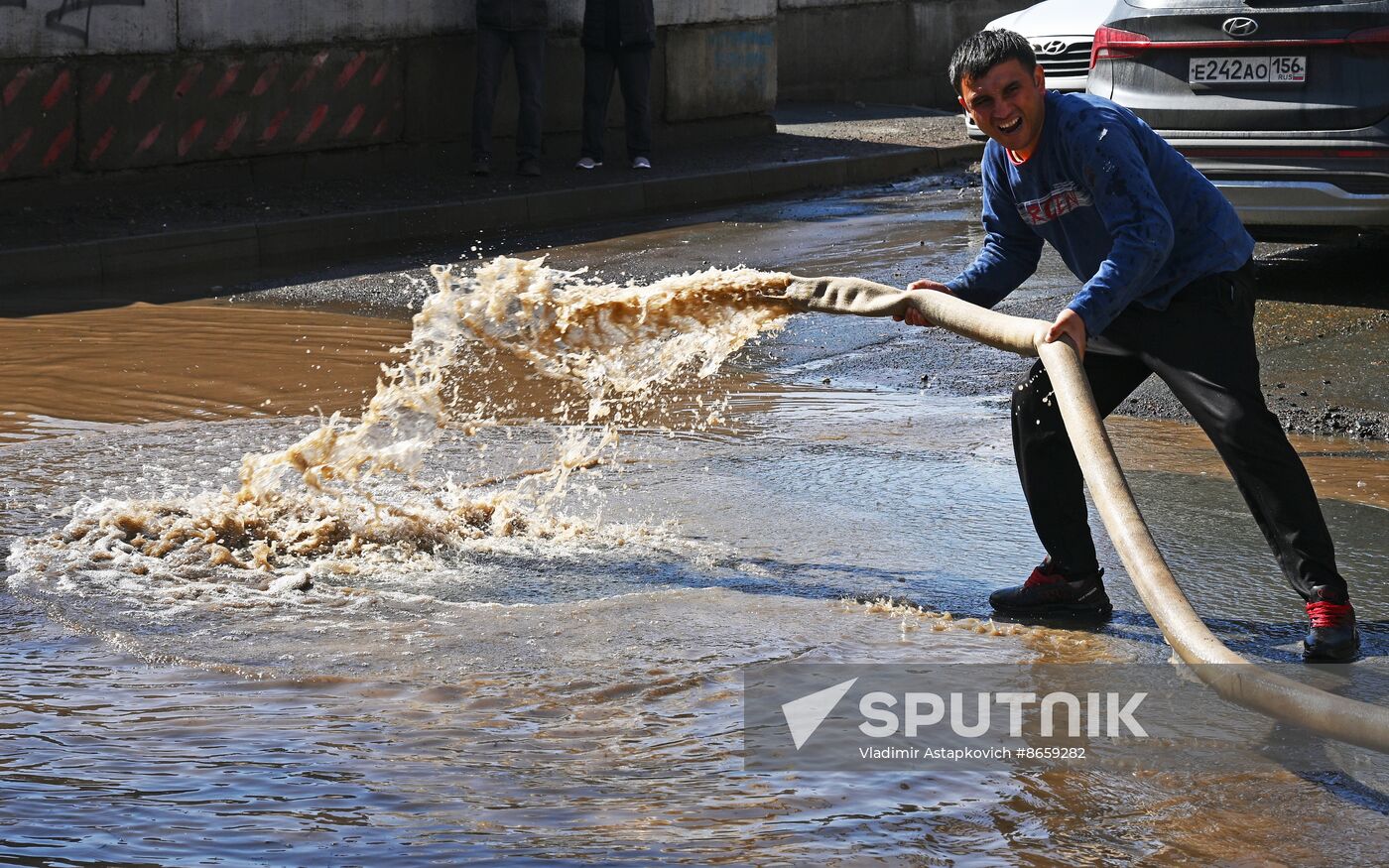 Russia Orenburg Floods