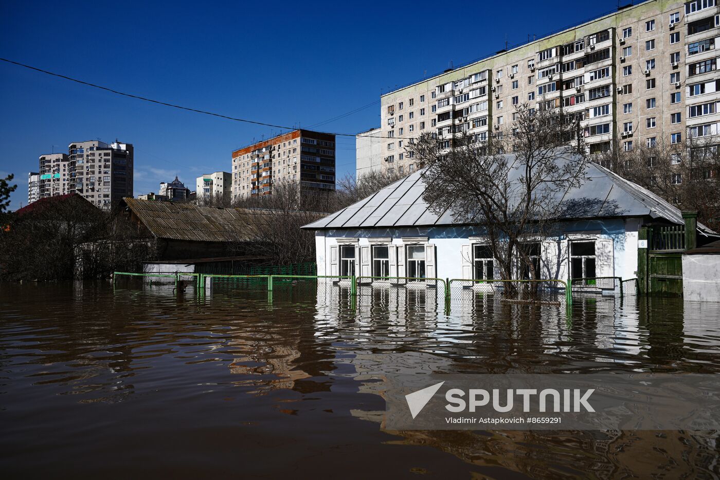 Russia Orenburg Floods