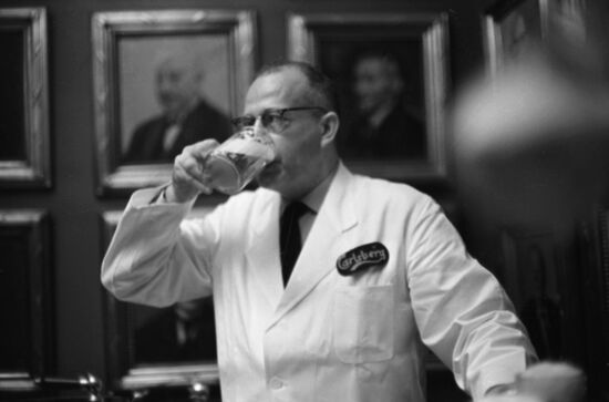 Old Karlsberg museum and brewery in Denmark